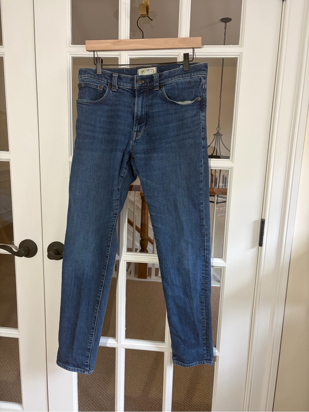 Madewell Slim Womens Jeans in Dark Blue Wash